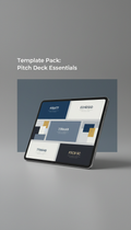 Pacote de templates pitch deck essencial